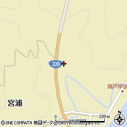 宮崎県日南市宮浦周辺の地図