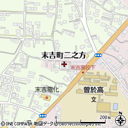 鹿児島県曽於市末吉町二之方6441-25周辺の地図