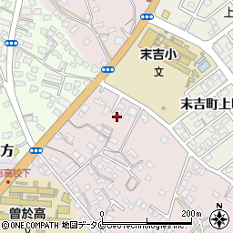 鹿児島県曽於市末吉町二之方6403-7周辺の地図