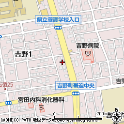 ホワイト急便帯迫中央店周辺の地図