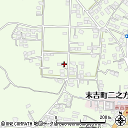 鹿児島県曽於市末吉町諏訪方8303周辺の地図
