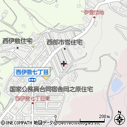 鹿児島市営西伊敷住宅周辺の地図