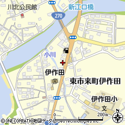 江口郵便局周辺の地図