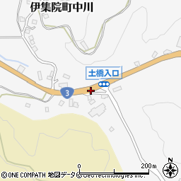 土橋入口周辺の地図