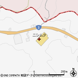 鹿児島銀行ニシムタ中川店 ＡＴＭ周辺の地図