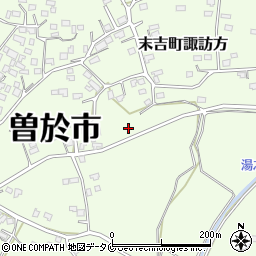 鹿児島県曽於市末吉町諏訪方6147周辺の地図