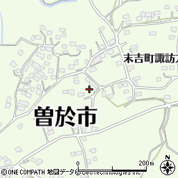 鹿児島県曽於市末吉町諏訪方6159周辺の地図