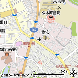 川畑菓子舗　本店周辺の地図