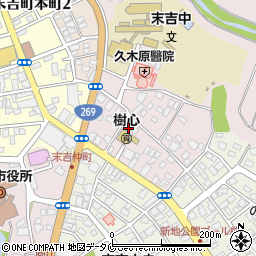 鹿児島県曽於市末吉町二之方2154周辺の地図