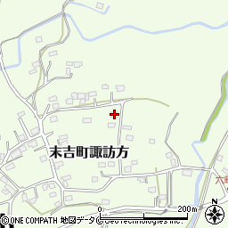 鹿児島県曽於市末吉町諏訪方6119周辺の地図