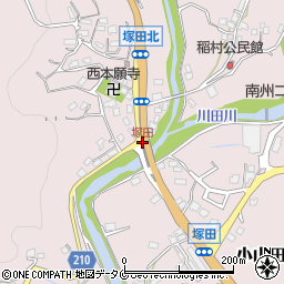 塚田周辺の地図