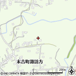 鹿児島県曽於市末吉町諏訪方7383周辺の地図