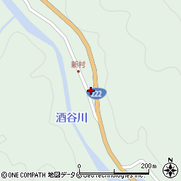 宮崎県日南市酒谷甲4482周辺の地図