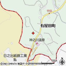 鹿児島県鹿児島市有屋田町614周辺の地図