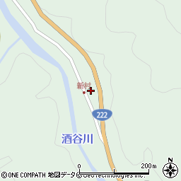 宮崎県日南市酒谷甲4468周辺の地図