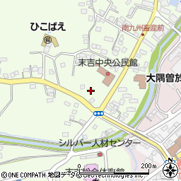 鹿児島県曽於市末吉町諏訪方8537周辺の地図