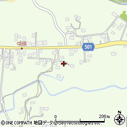 鹿児島県曽於市末吉町諏訪方7403周辺の地図