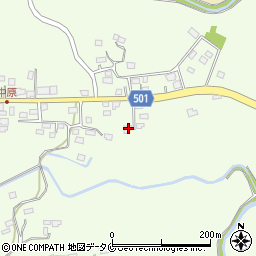鹿児島県曽於市末吉町諏訪方7410周辺の地図