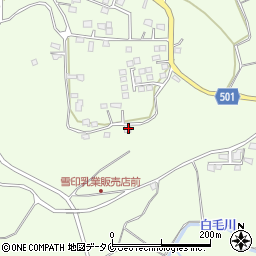 鹿児島県曽於市末吉町諏訪方9668周辺の地図