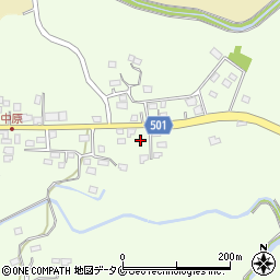 鹿児島県曽於市末吉町諏訪方7413周辺の地図