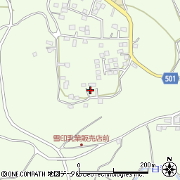 鹿児島県曽於市末吉町諏訪方9671周辺の地図