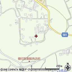 鹿児島県曽於市末吉町諏訪方9675周辺の地図