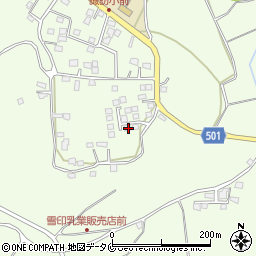 鹿児島県曽於市末吉町諏訪方9685周辺の地図