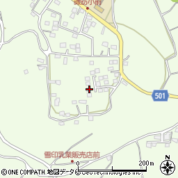 鹿児島県曽於市末吉町諏訪方9677周辺の地図