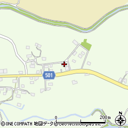 鹿児島県曽於市末吉町諏訪方8792周辺の地図