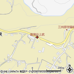 菖蒲谷上武周辺の地図