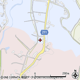 鹿児島県鹿児島市川田町2105周辺の地図