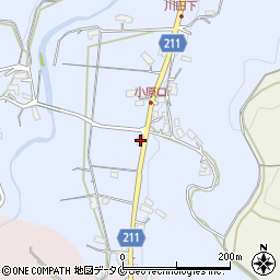 鹿児島県鹿児島市川田町2023周辺の地図