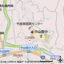 小山田校区まちづくり協議会周辺の地図