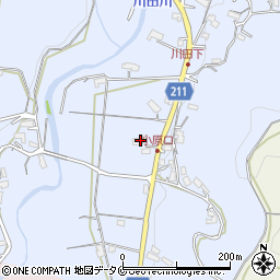 鹿児島県鹿児島市川田町1991周辺の地図