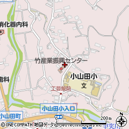 鹿児島市　竹産業振興センター周辺の地図