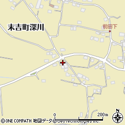 鹿児島県曽於市末吉町深川6581周辺の地図