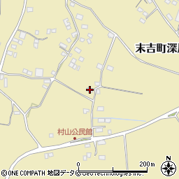 鹿児島県曽於市末吉町深川12437周辺の地図