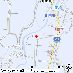 鹿児島県鹿児島市川田町1956周辺の地図