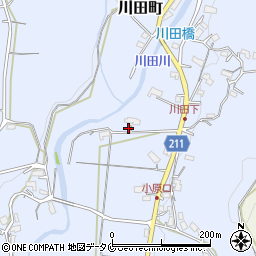 鹿児島県鹿児島市川田町1954周辺の地図