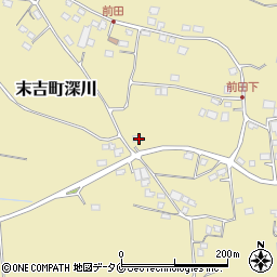 鹿児島県曽於市末吉町深川6488-5周辺の地図