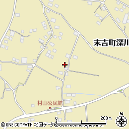 鹿児島県曽於市末吉町深川12440周辺の地図