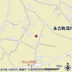 鹿児島県曽於市末吉町深川12409周辺の地図