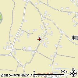 鹿児島県曽於市末吉町深川12415周辺の地図