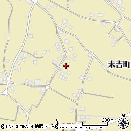 鹿児島県曽於市末吉町深川12412周辺の地図