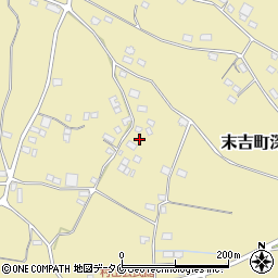 鹿児島県曽於市末吉町深川12411-2周辺の地図