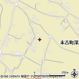 鹿児島県曽於市末吉町深川12402周辺の地図