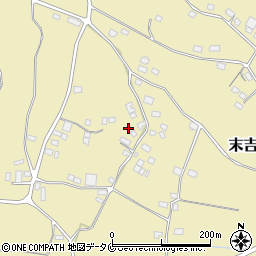 鹿児島県曽於市末吉町深川12398周辺の地図