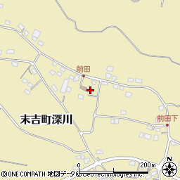 鹿児島県曽於市末吉町深川6608周辺の地図