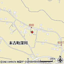 前田下公民館周辺の地図