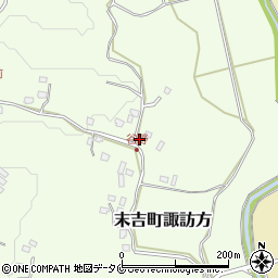 鹿児島県曽於市末吉町諏訪方10130周辺の地図